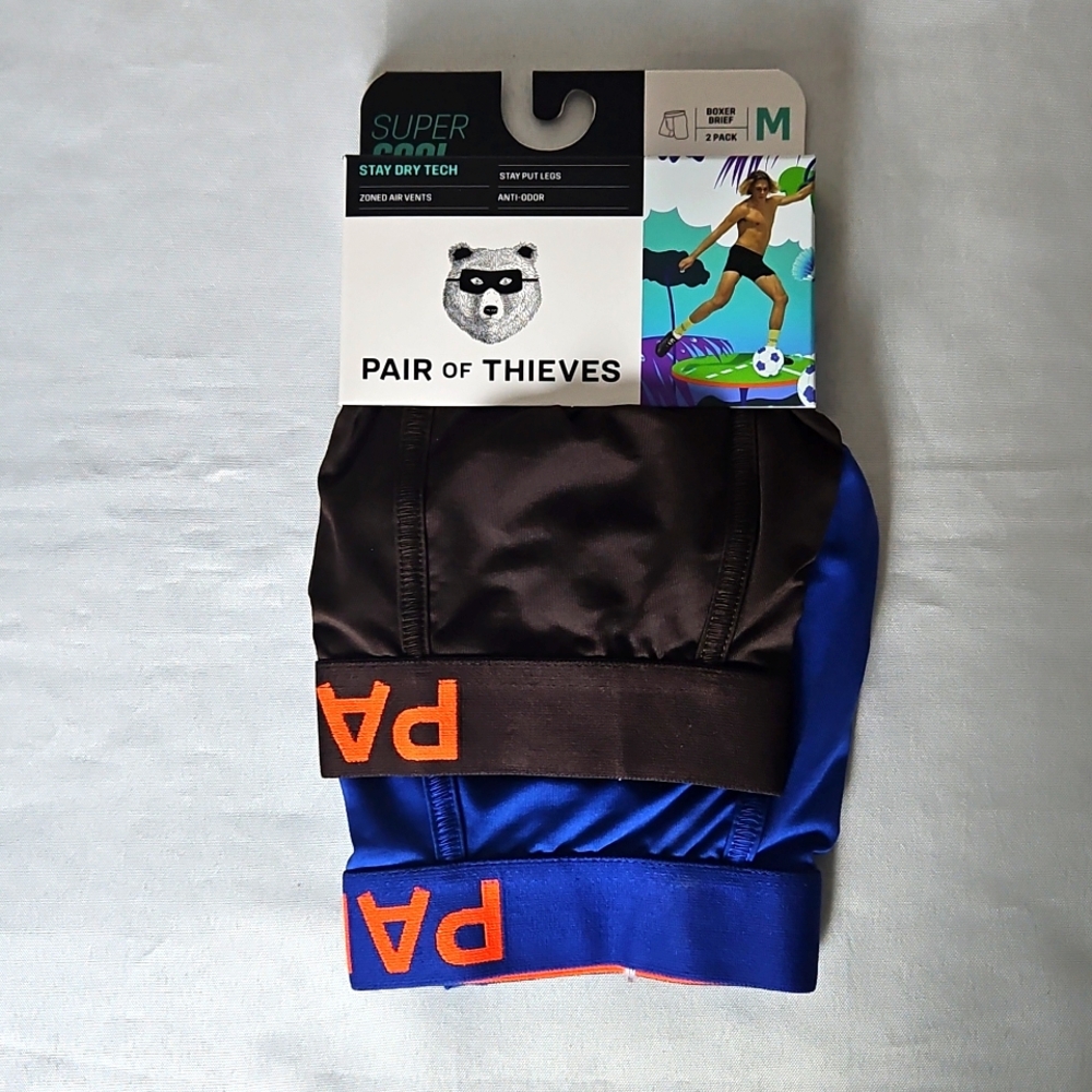 Pair Of Thieves Men's Underwear Medium Brown & Blue